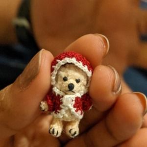 Tiny Stuffed Handmade Teddy Bear